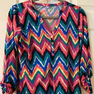 Lilly  Pulitzer 3/4th top - size small